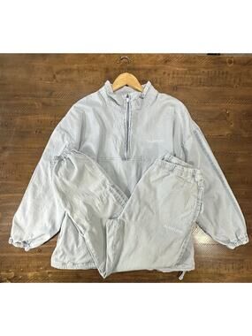 Talentless Washed Twill Matching Set XL Minimal Streetwear Joggers